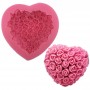 3D Rose Heart Silicone Mould Unbranded,Cooks Plus