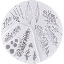 Winter Foliage Silicone Mould 21 cavity Unbranded,Cooks Plus