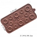 Buttons Chocolate Silicone Mould