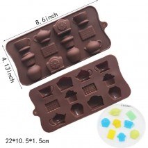 Tea Party Chocolate Silicone Mould Unbranded,Cooks Plus