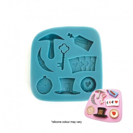 Cake Craft Alice in Wonderland Silicone Mould Cake Craft,Cooks