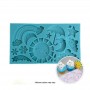 Cake Craft Cartoon Rainbow Sky Silicone Mould Cake Craft,Cooks