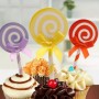 Cake Topper Lollipops 12pc Yellow Unbranded,Cooks Plus