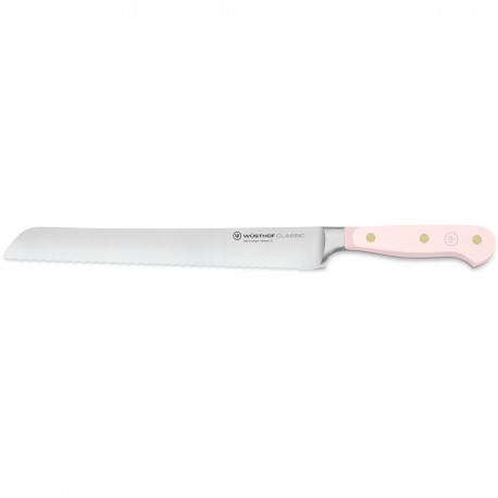 Wusthof Classic Bread Knife Double Serrated 23cm - Pink