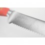 Wusthof Classic Bread Knife Double Serrated 23cm - Coral Peach