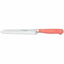 Wusthof Classic Serrated Utility Knife 14cm - Coral Peach