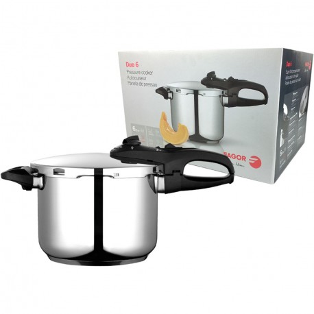 Fagor Duo Stainless Steel Pressure Cooker 6L Fagor,Cooks Plus