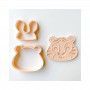 Little Biskut Tiger Cutter and Embosser Set Custom Cookie