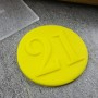 CCC 3D Numbers Serif Debosser - 21 Custom Cookie Cutters,Cooks