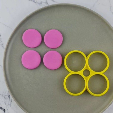 CCC Cutter Mini Round Multi Cutter Set 4x46mm Custom Cookie