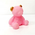 Cake Topper Geo Bear 6.5cm - Pink