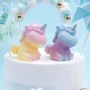 Cake Topper Unicorn Figurine Purple/Blue Unbranded,Cooks Plus