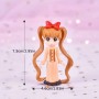 Cake Topper Anime Girl Pink Hair 7.5cm Unbranded,Cooks Plus