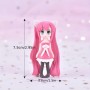 Cake Topper Anime Girl Blue Hair 7.5cm Unbranded,Cooks Plus