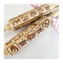 Mother's Day Embossed Wooden Rolling Pin Cake