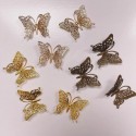 More Decos Arched Butterflies - Rose Gold Pack of 10