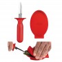 Appetito Oyster Shucking Set - Red Appetito,Cooks Plus