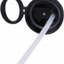 Oasis Replacement Sports Bottle Sipper Lid & Straw - Black