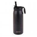 Oasis Insulated Sports Bottle w Sipper - 780ml - Black