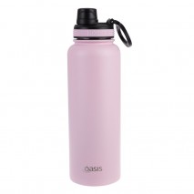 Oasis Insulated Challenger Sports Bottle - 1.1L Carnation