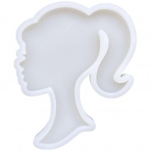 Silicone Moulds Girls Head Barbie Style