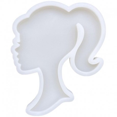 Silicone Moulds Girls Head Barbie Style