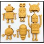 Silicone Mould Robots 6 cavity