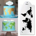 Cake Stencil World Map