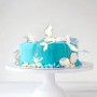 Cake Top Mermaid Cake Top 6pc Sil Acry