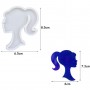 Silicone Moulds Girls Head Barbie Style