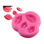 Silicone Mould Lips 4 cavity