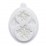 Silicone Mould Poinsettia Christmas 2cav