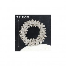 Cake Topper Glitter Wreath