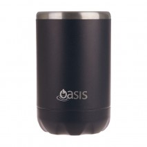 S/S Insulated Cooler Can Blk 375ML