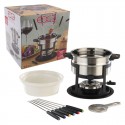 Edge 12 pc 3 in 1 Stainless Steel Fondue Set