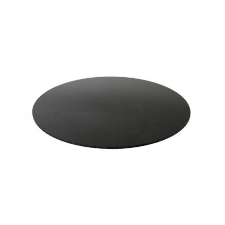 Acrylic Ganache & Cake Setup Board Round Black 10.5inch