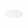 Acrylic Ganache & Cake Setup Board Round White 9.5inch