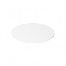 Acrylic Ganache & Cake Setup Board Round White 9.5inch