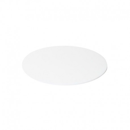 Acrylic Ganache & Cake Setup Board Round White 9.5inch