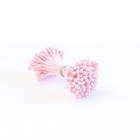 Bake Group Pink Medium Pearl Stamens - 144 Pack