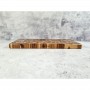 G&T Acacia Endgrain Rect Serve 60x25x4cm