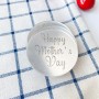 Acr Top Round 1pc - Mothers Day Silver