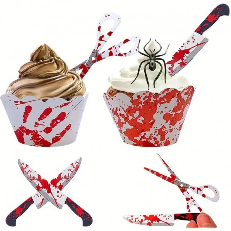 Cupcake Wrap/Top Set Halloween 12pc