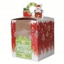 Christmas Cake Box 9.2x9.2x11cm Window