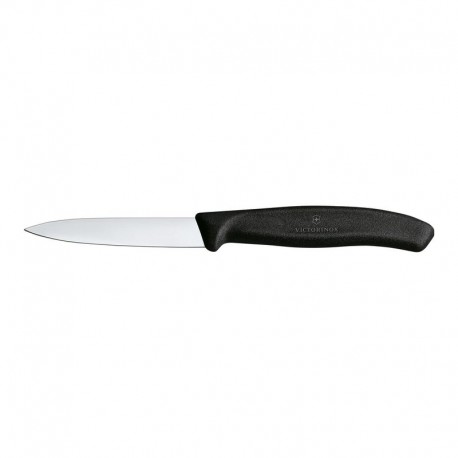 Swiss Classic Paring Knife 8cm Straight Edge 5.0603 Black