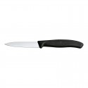 Swiss Classic Paring Knife 8cm Straight Edge 5.0603 Black