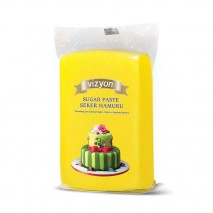 Vizyon Fondant Sugar Paste - Yellow 1kg