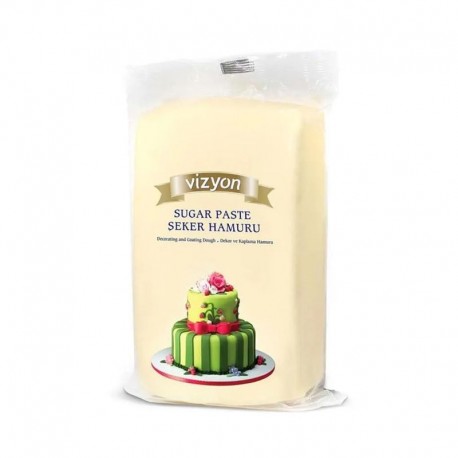 Vizyon Fondant Sugar Paste - Cream 1kg