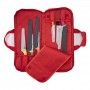 Cheftech Knife Roll Bag - 18 pocket Red