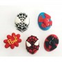 Cake Craft Spiderman Sugar Decorations - 6 piece pack